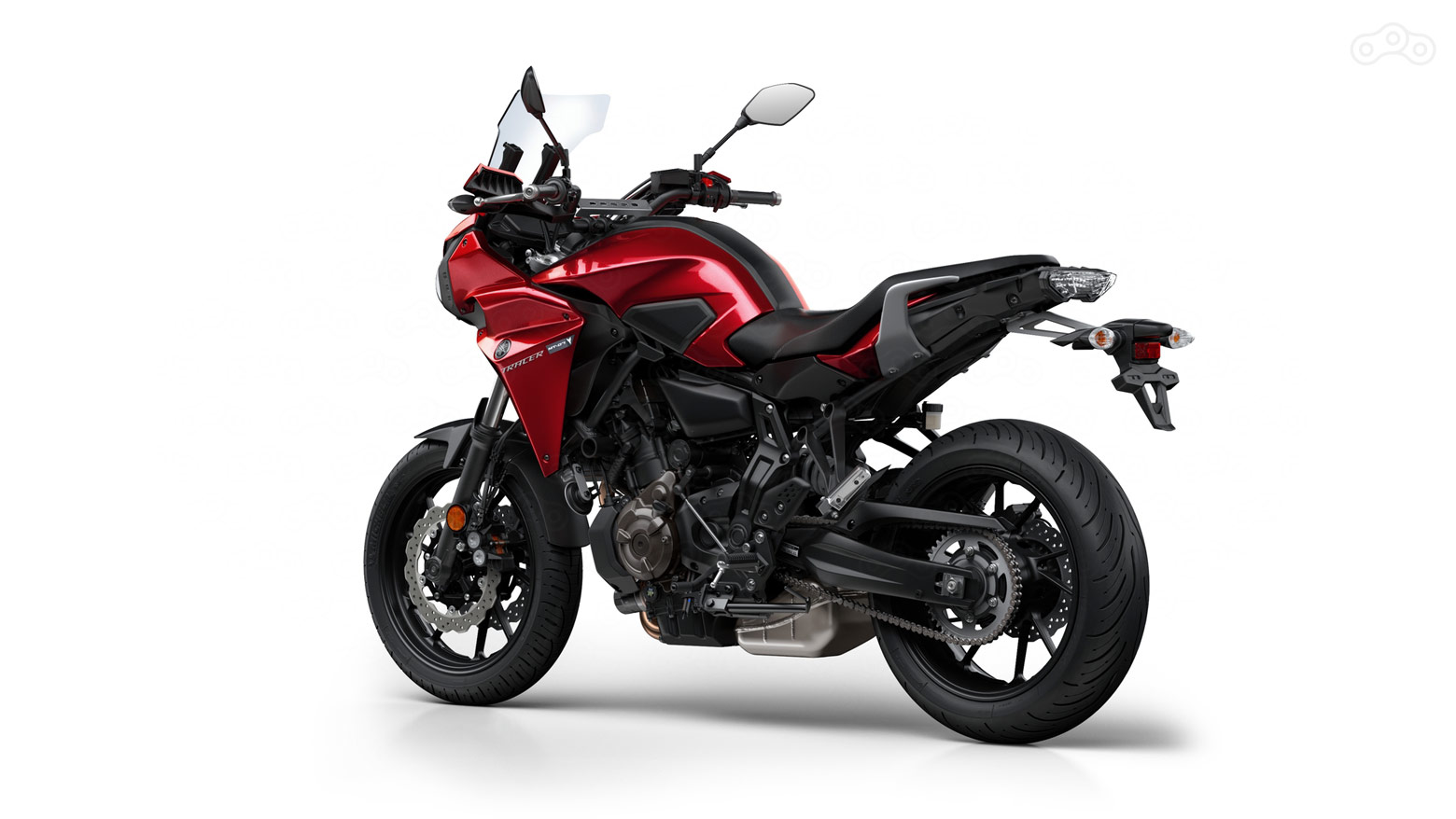 Мотоцикл Yamaha Tracer 700 – вид сзади