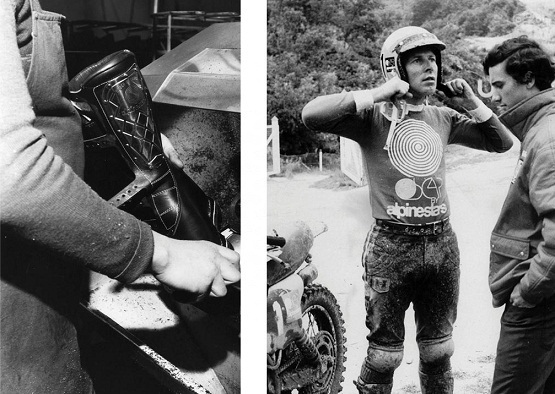 Роджер Де Костер стал первым спонсируемым гонщиком в мотокроссе, и в 1971 году принес Alpinestars свой первый титул чемпиона мира.