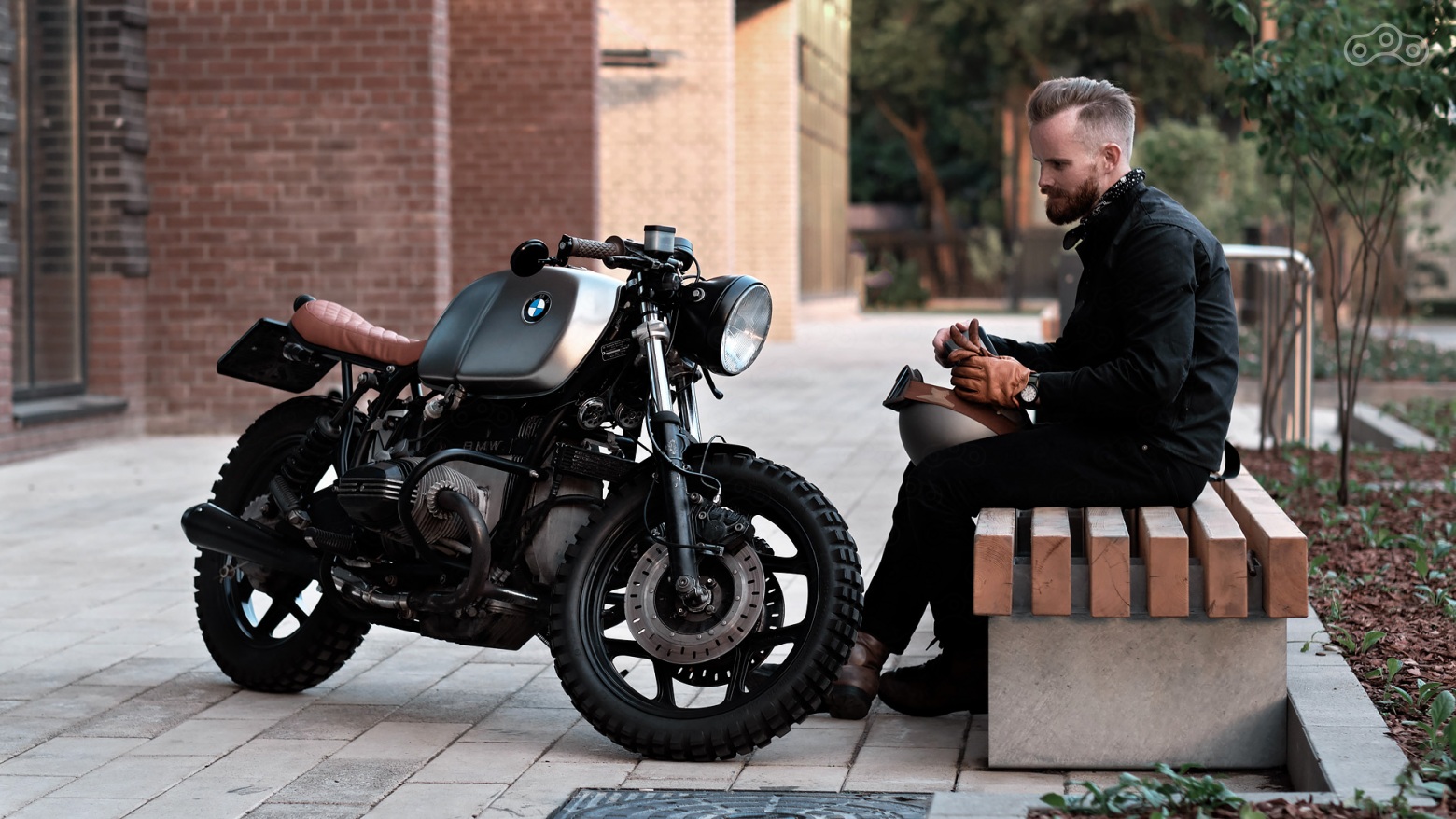 CUSTOM BMW R100RS BROM SCRAMBLER CAFERACER