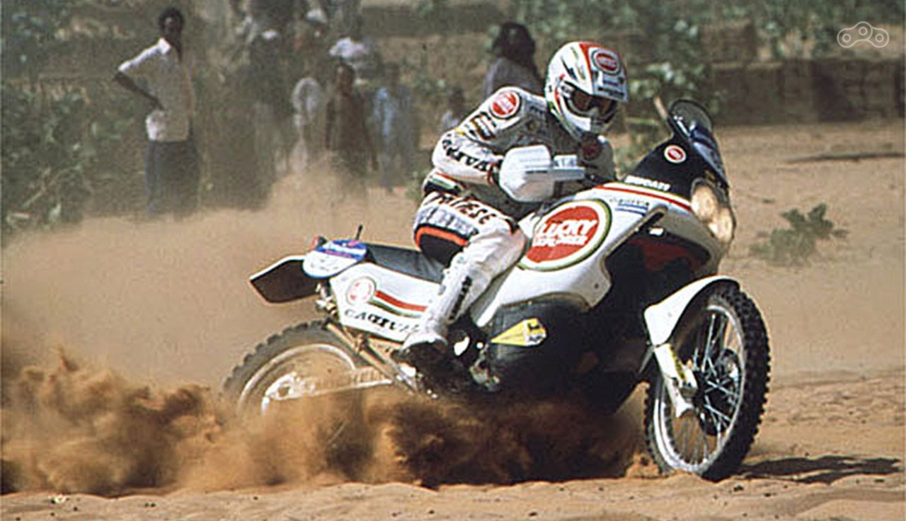 Cagiva Elefant 900 1990 г.в., версия, подготовленная для участия в ралли Париж – Дакар
