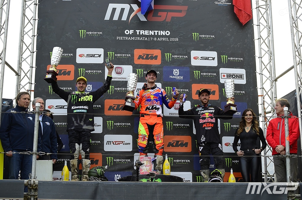 Подиум MXGP на гран-при Италии