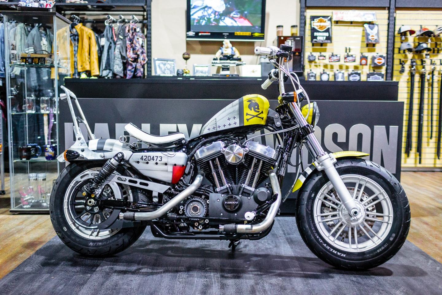 Harley-Davidson Łódź, «король» Центральной и Восточной Европы, построенный на базе Sportster Forty-Eight Thunderbolt