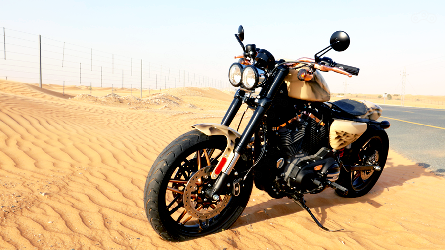 Harley-Davidson Dubai, «король» Дубая, построенный на базе Roadster