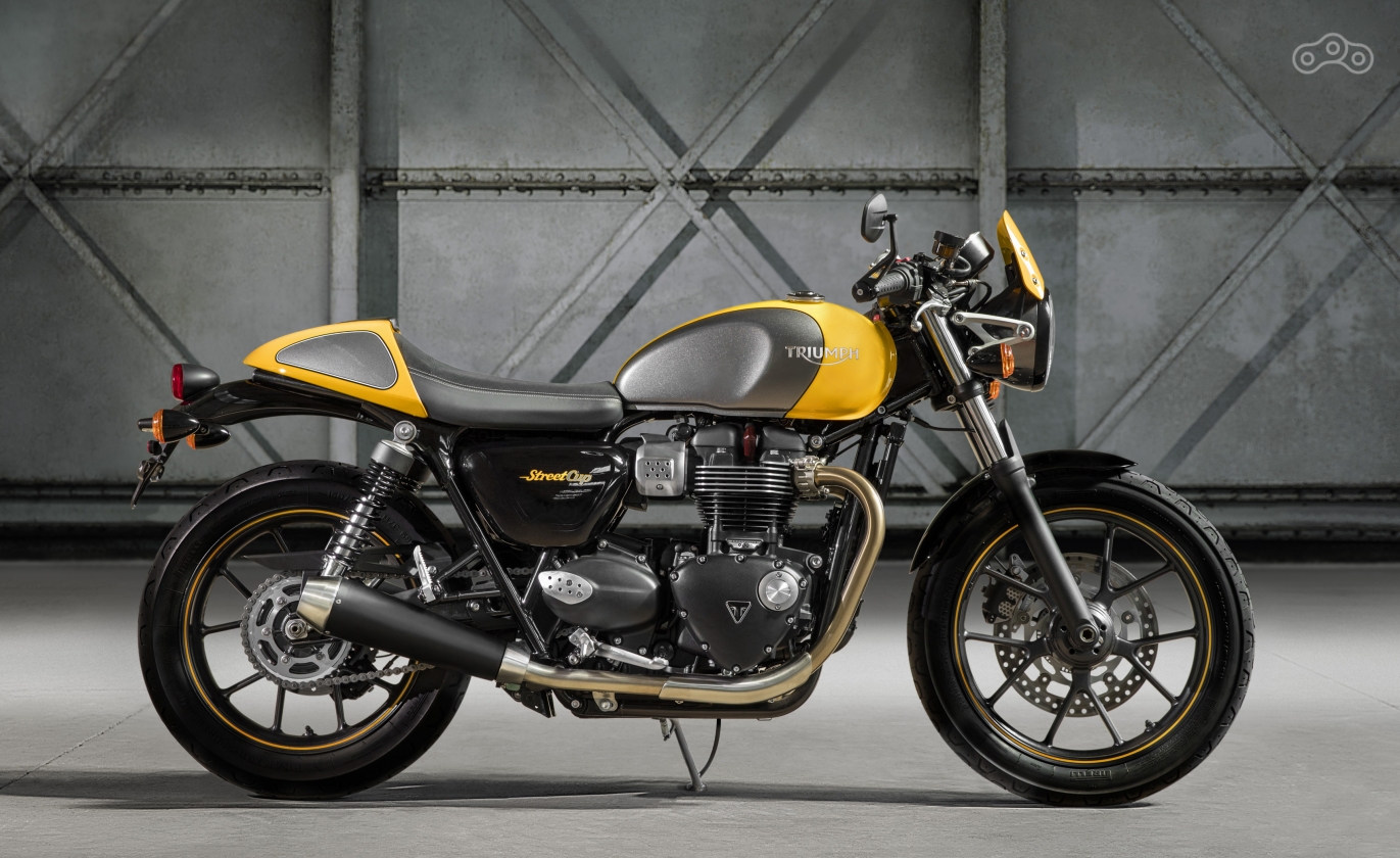 Мотоцикл Triumph Street Cup, представленный на Intermot 2016